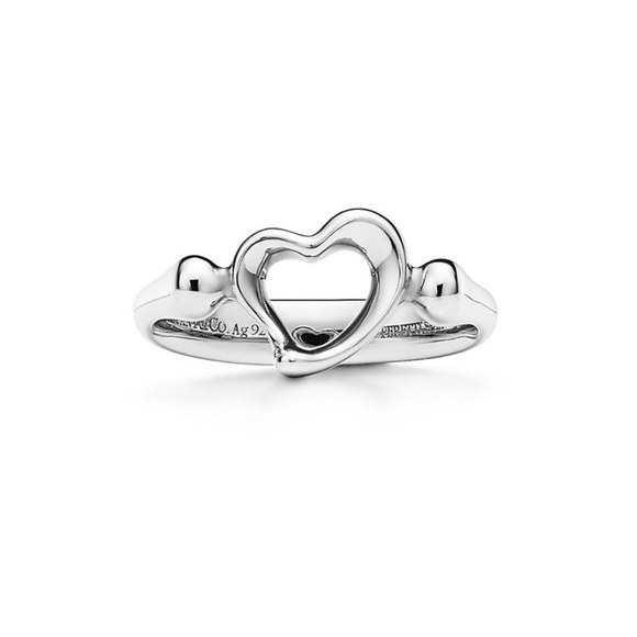 Tiffany & Co. Open Heart Ring Size 4.5 - Picture 8 of 8